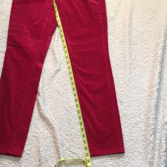 LOFT 💕 Velvet magenta high rise skinny pants - Picture 6 of 12